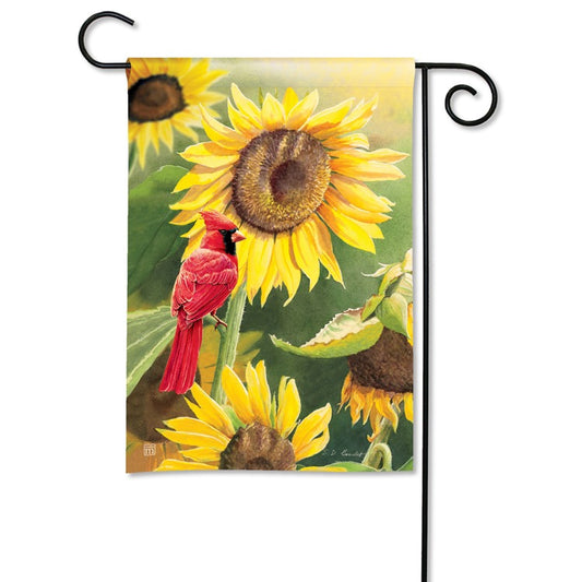 Studio M - Sunflower Cardinal Garden Flag