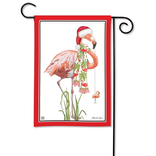 Studio M - Ho Ho Flamingo Garden Flag