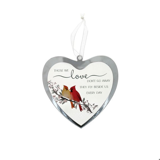 Those We Love - 4.75" Mirrored Glass Ornament