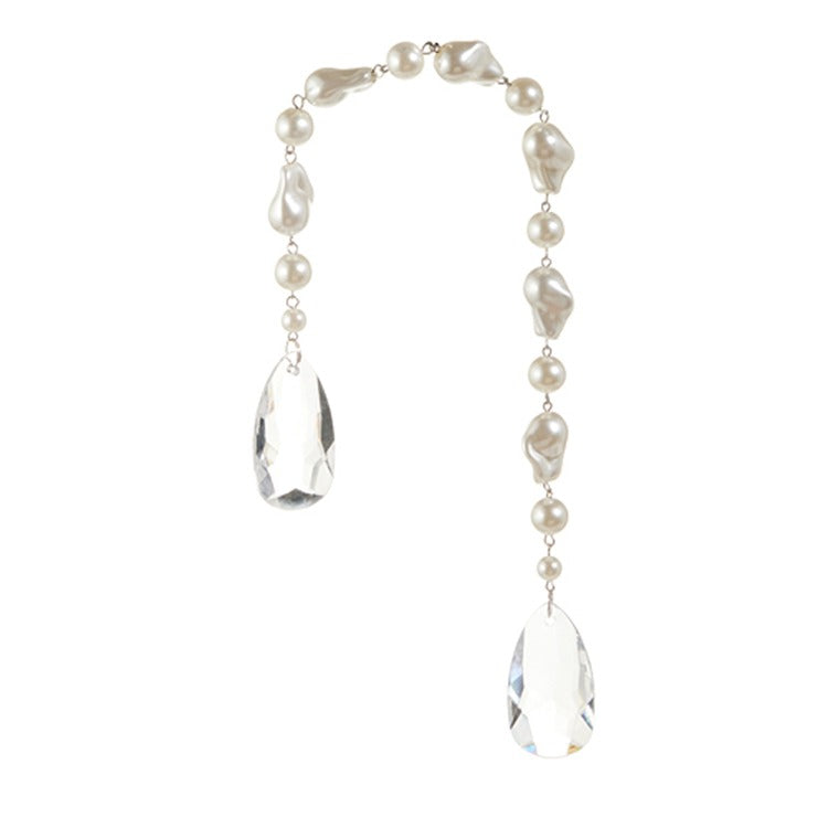 16 Pearl and Crystal Drop Ornament
