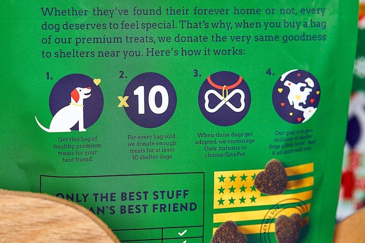 GivePet Gingerbone House Holiday Dog Treats