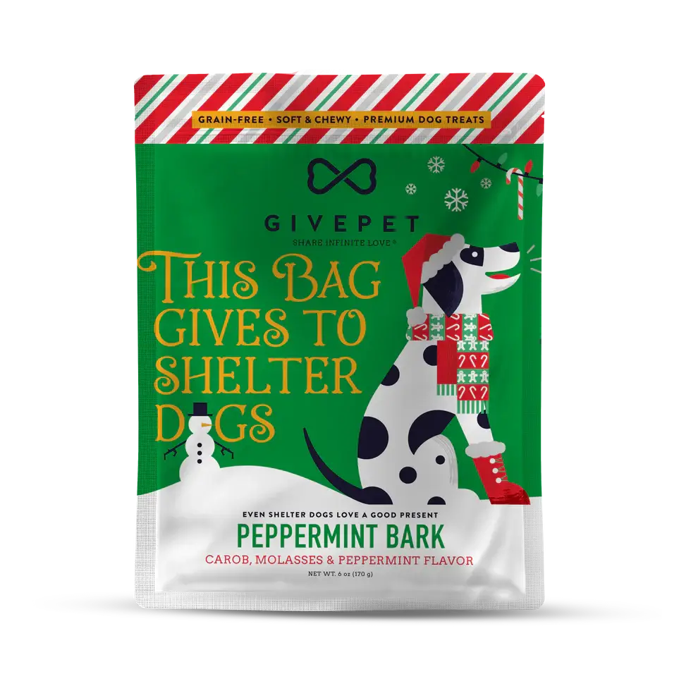 GivePet Peppermint Bark Holiday Dog Treat