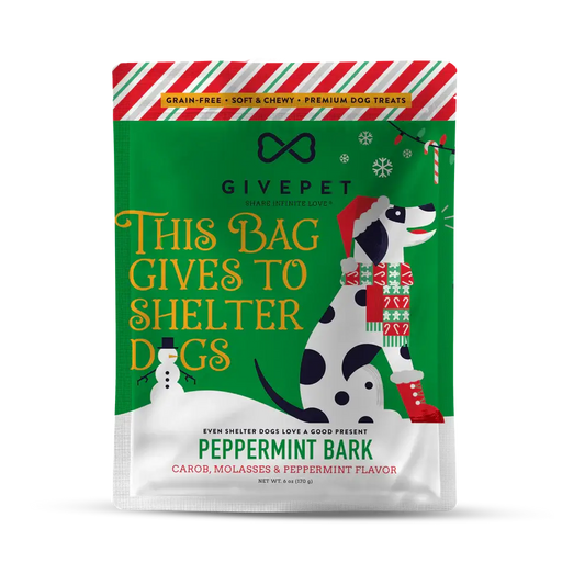 GivePet Peppermint Bark Holiday Dog Treat