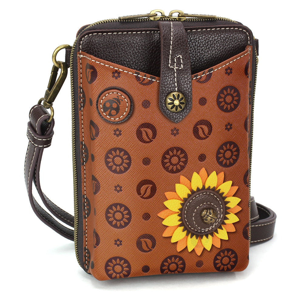 Snap Crossbody - Sunflower - brown