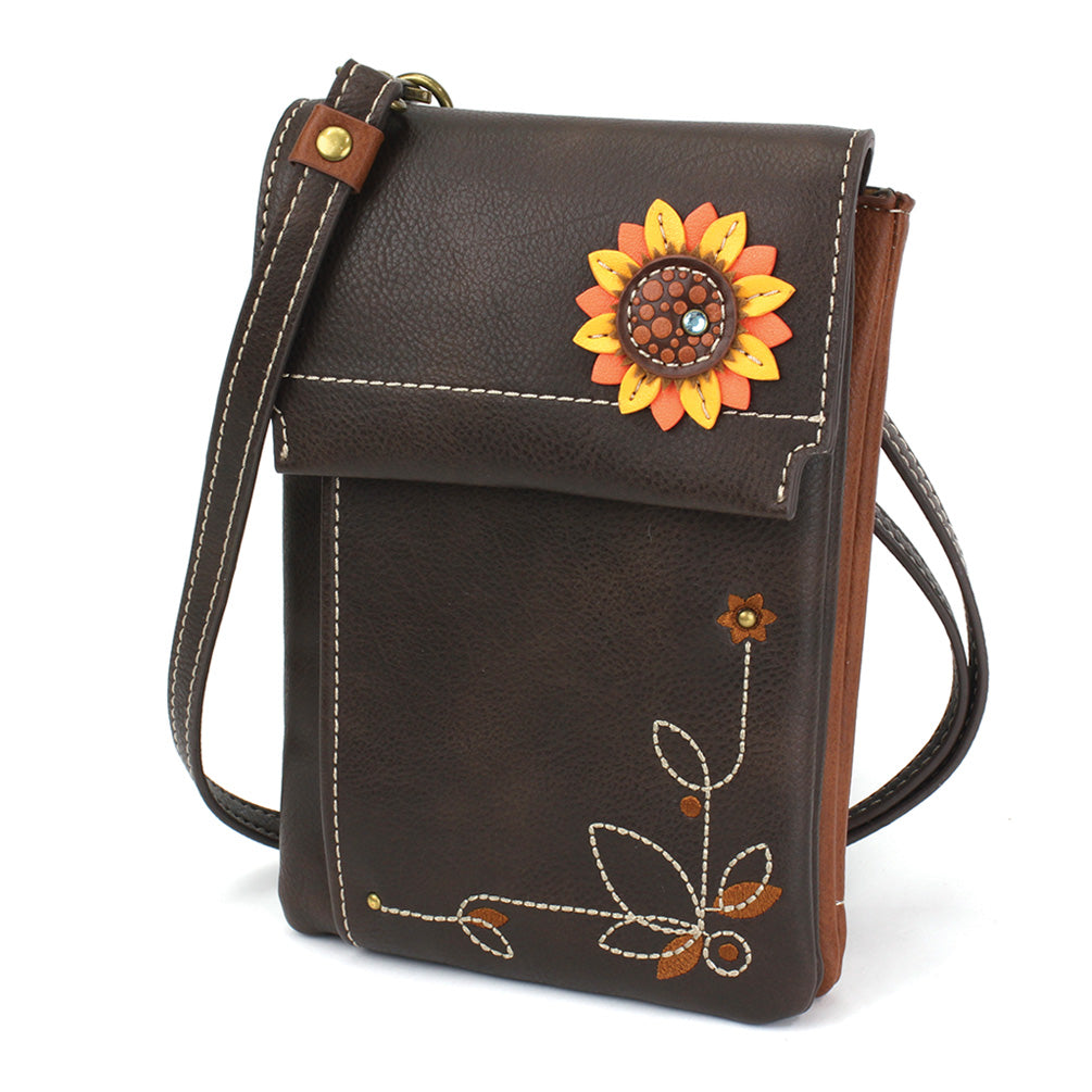 Criss Cellphone Xbody - RFID - Sunflower - brown