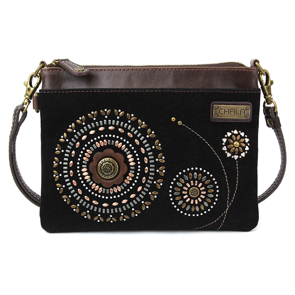 Dazzled Mini Crossbody - Starburst - black