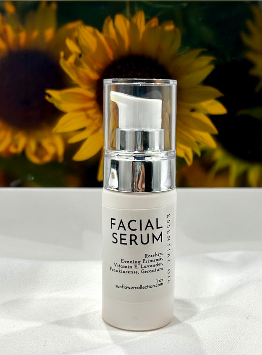 Natural Facial Serum with Rosehip & Evening Primrose Oil