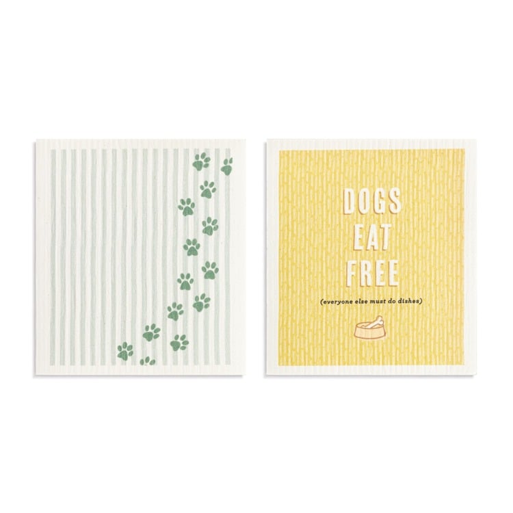 BioDishCloths Set of 2 - Dogs Eat Free