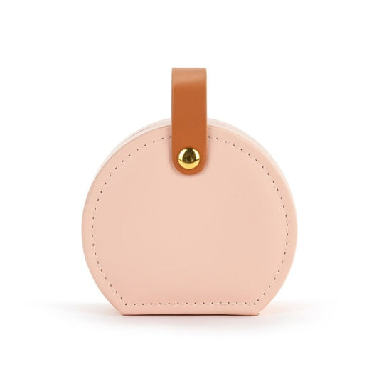 Pink Travel Jewelry Case - 4x3in