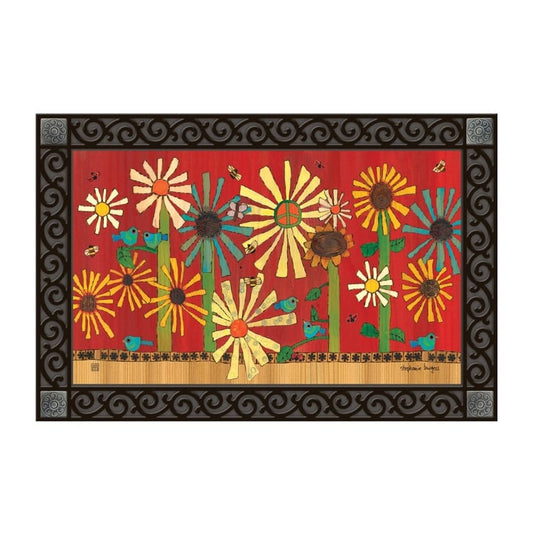 Red Floral MatMate
