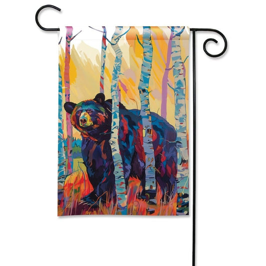 Studio M - Vibrant Bear Garden Flag