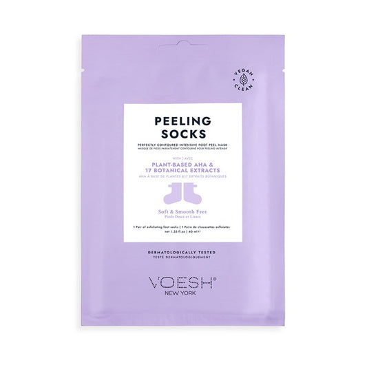 FOOT CARE: Peeling Socks with Plant-based AHA + 17