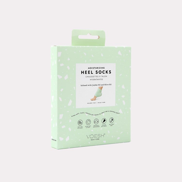FOOT CARE: Moisturizing Heel Socks Green
